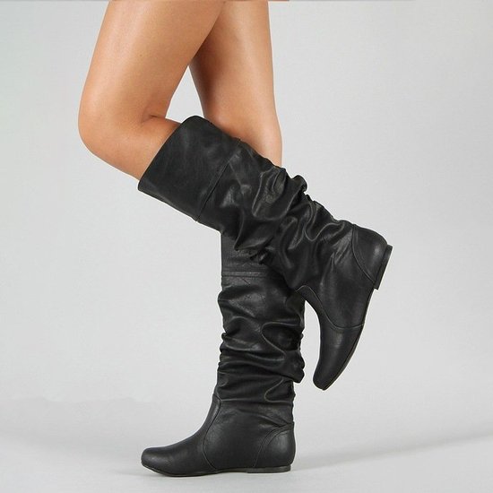 Women PU Booties Casual Comfort Plus Size Shoes